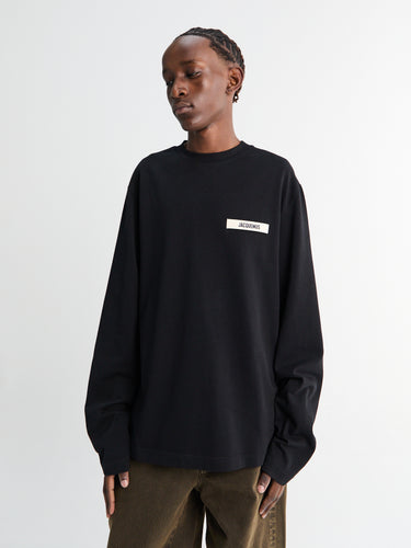 Jacquemus - Le Gros Grain ML T-shirt in Black
