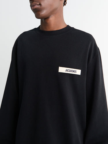 Jacquemus - Le Gros Grain ML T-shirt in Black
