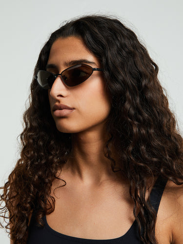 Jacquemus Eyewear - Bambino Metal Sunglasses in Grey Metal