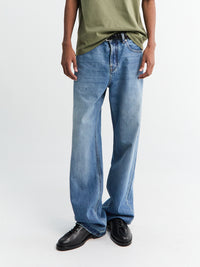 Jacquemus - Le De-Nimes Droit in Blue and Tabac