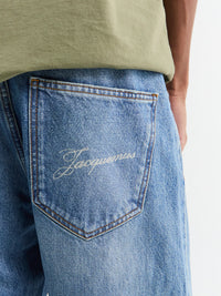 Jacquemus - Le De-Nimes Droit in Blue and Tabac