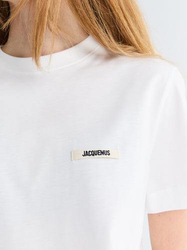 Jacquemus - Le T-shirt Gros Grain MC in White