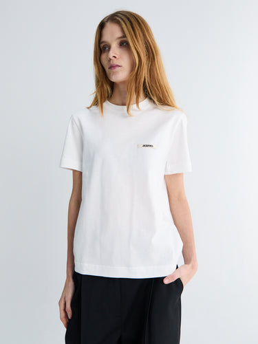 Jacquemus - Le T-shirt Gros Grain MC in White