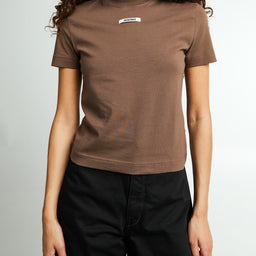 Jacquemus - Le T-Shirt Gros Grain in Dark Brown