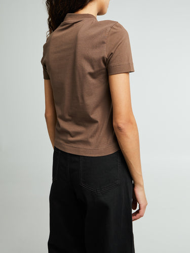 Jacquemus - Le T-Shirt Gros Grain in Dark Brown