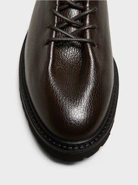 Jacques Solovière Paris - Edouard Lug Derby in Grained Ebano