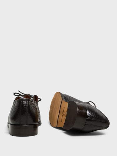 Jacques Solovière Paris - Matt New Shoes in Dark Brown