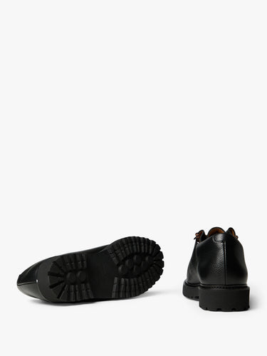 Jacques Solovière Paris - Rasmus Lug in Grained Calf Black