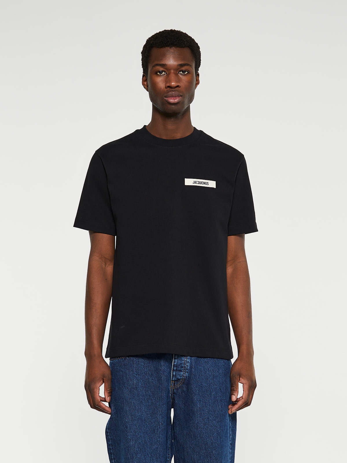 Jacquemus - Le T-Shirt Gros Grain T-Shirt in Black