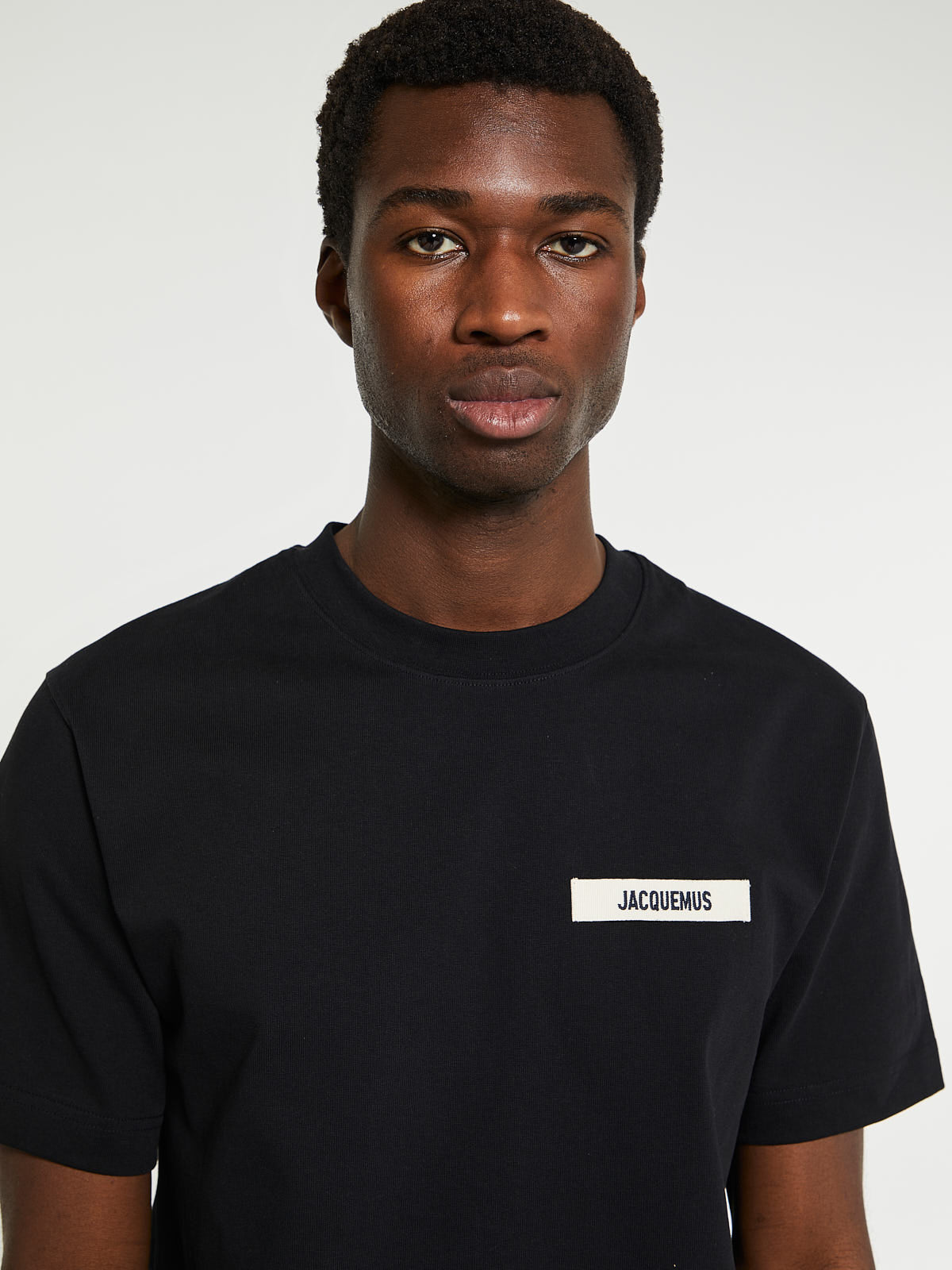 Jacquemus - Le T-Shirt Gros Grain T-Shirt in Black