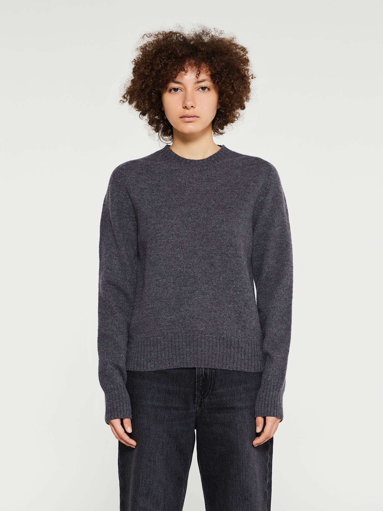Jil Sander - Crewneck Sweater in Medium Grey