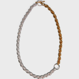 Jil Sander - Link Necklace in Silver and Gold