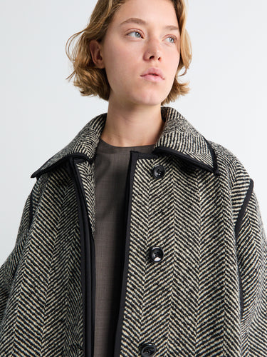 Jil Sander - Wool Tweed Coat in Grey