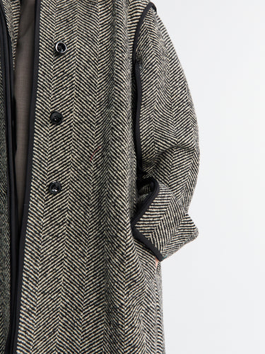 Jil Sander - Wool Tweed Coat in Grey