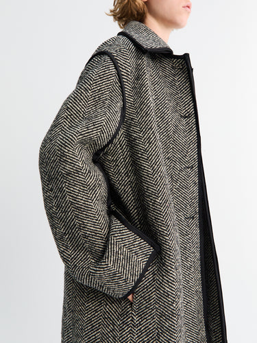 Jil Sander - Wool Tweed Coat in Grey
