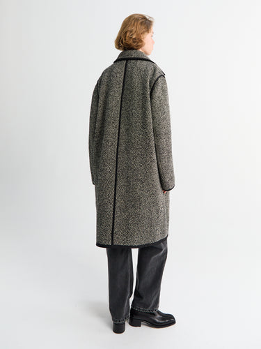 Jil Sander - Wool Tweed Coat in Grey