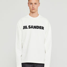 Jil Sander - Long-sleeved T-Shirt in Porcelain