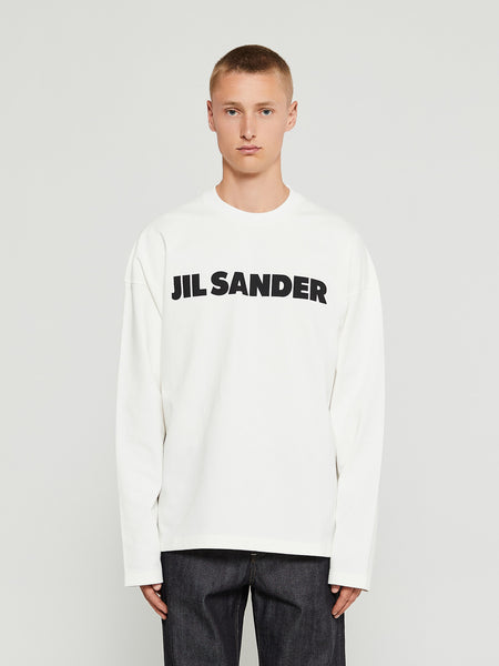 Jil Sander - Long-sleeved T-Shirt in Porcelain – stoy