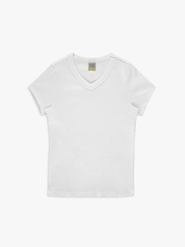 FLORE FLORE - Jill Baby Tee in White