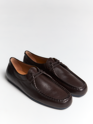 Lace Up Shoes in Cacao