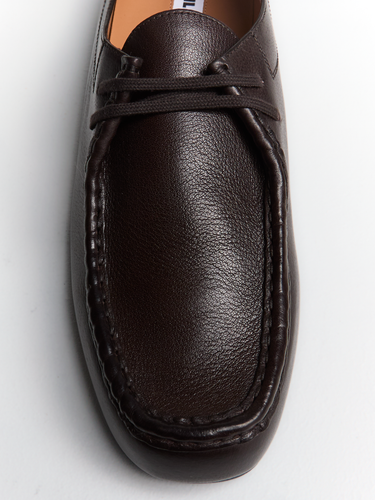 Lace Up Shoes in Cacao