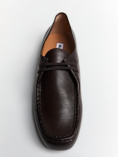 Lace Up Shoes in Cacao