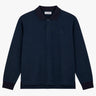 Jil Sander - Long-Sleeved Embroidery Polo in Ink