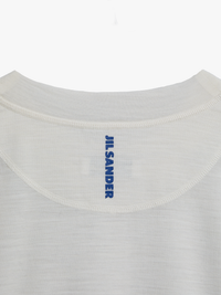 Jil Sander - T-Shirt CN Long-Sleeved in Porcelain