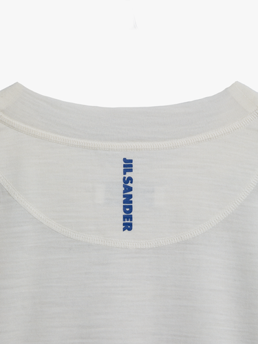 Jil Sander - T-Shirt Cn Ls - Pnt in Porcelain