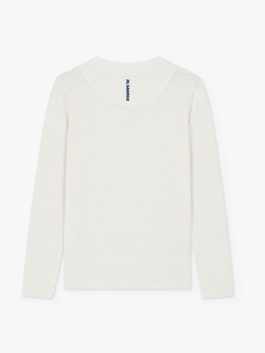 Jil Sander - T-Shirt Cn Ls - Pnt in Porcelain