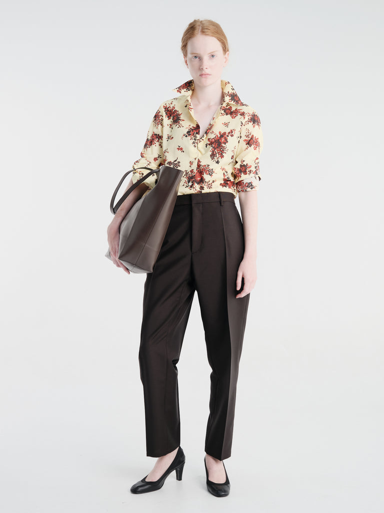 Jil Sander - Trousers in Chocolate Brown