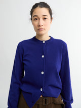 Jil Sander - Lightweight Cardigan in Violet Night