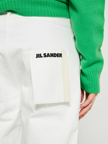 Jil Sander - Standard Denim Trousers in Cosmic Latte