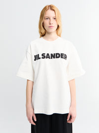 Jil Sander - Logo T-Shirt in Porcelain