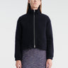 Jil Sander - Zip Up Sweatshirt Embroidery in Ink