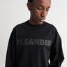 Jil Sander - T-shirt CN Longsleeve OS in Black
