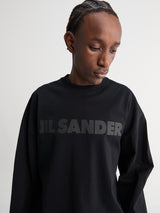 Jil Sander - T-shirt CN Longsleeve OS in Black