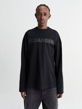 Jil Sander - T-shirt CN Longsleeve OS in Black