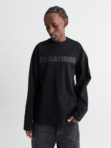 Jil Sander - T-shirt CN Longsleeve OS in Black