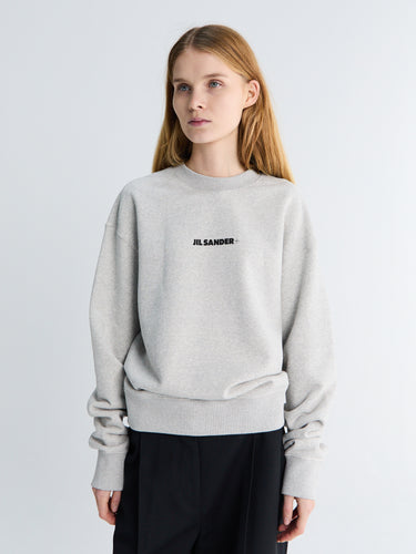 Jil Sander - Logo Sweatshirt in Powder Green