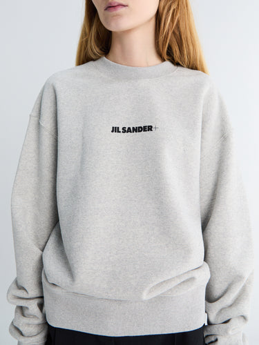 Jil Sander - Logo Sweatshirt in Powder Green