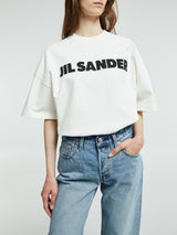 Jil Sander - Logo T-shirt in Natural