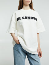 Jil Sander - Logo T-shirt in Natural