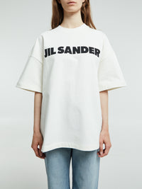 Jil Sander - Logo T-shirt in Natural