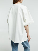 Jil Sander - Logo T-shirt in Natural