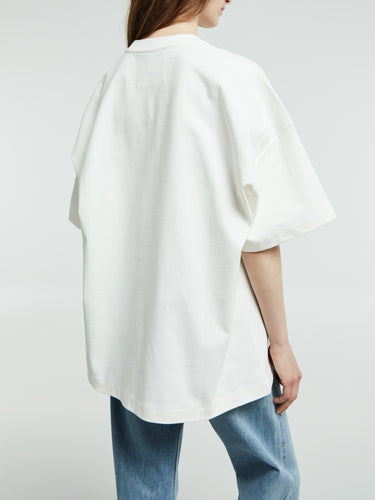 Jil Sander - Logo T-shirt in Natural