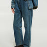 Jil Sander - Denim Trousers Slim Twist in Blue