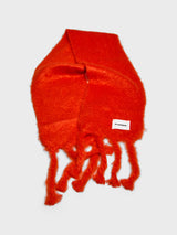 Jil Sander - Wool Blend Scarf in Bright Red