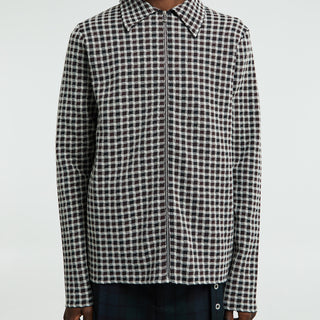 Jil Sander - Checked Shirt in Dark Grey