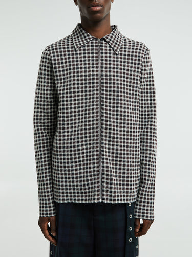 Jil Sander - Checked Shirt in Dark Grey